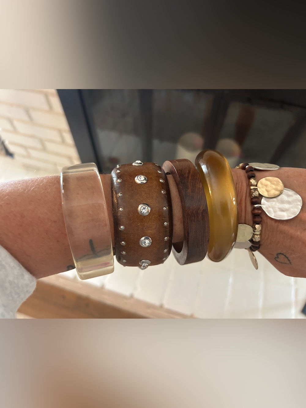 5 bracelets sold separately $8 each or all 5 for $25. Super cute .